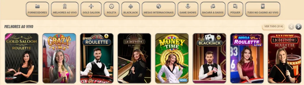Casino ao vivo