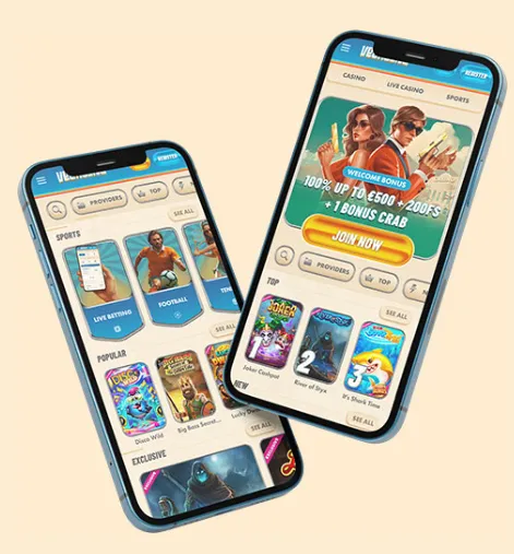 Vegasino Casino em Dispositivos Móveis